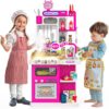 Grande Cuisine Rose avec Effets Réels (92 Accessoires)