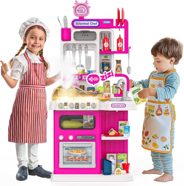 Grande Cuisine Rose avec Effets Réels (92 Accessoires)