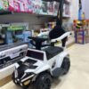 Auto poussoir musical blanc