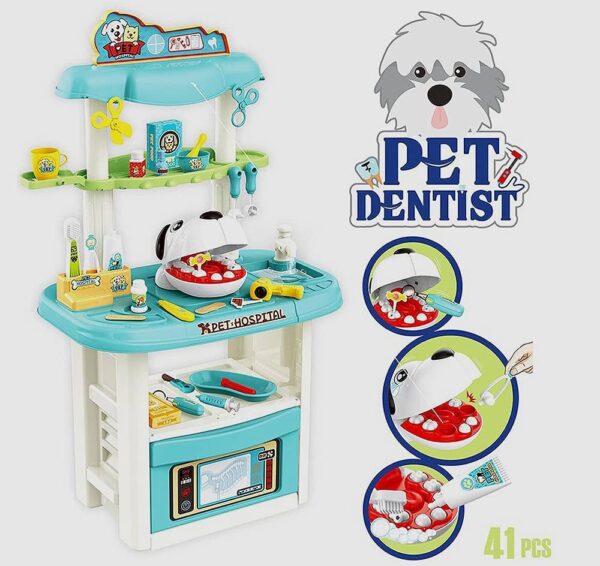 Cabinet & Mallette Vétérinaire (41 Pièces)