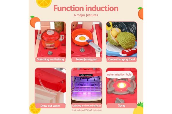 Grande Cuisine Interactive avec Effet Vapeur & Eau (46 Pièces)