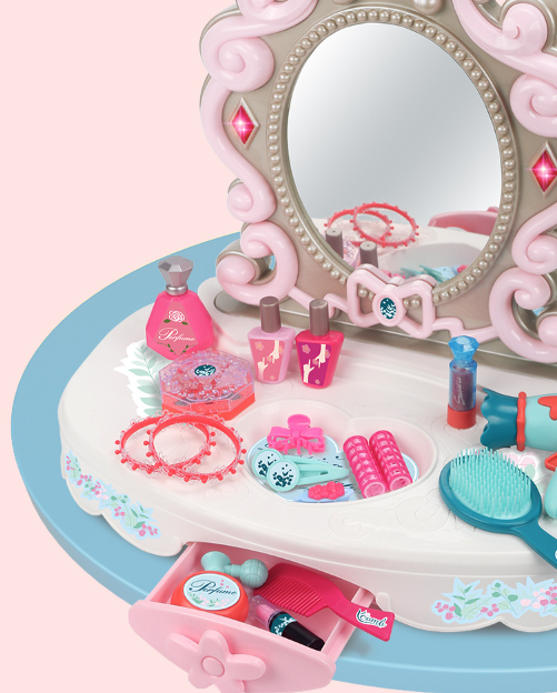 Coiffeuse Princesse Musique & Lumière avec Tabouret