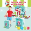 Set de Docteur Évolutif 3-en-1 avec Chariot & Valisette