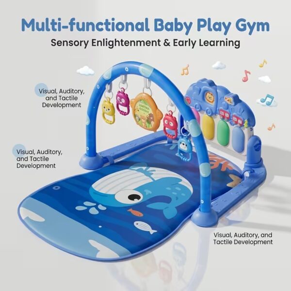Tapis d’Éveil Musical avec Piano à Pieds (0-18 mois)