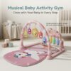 Tapis d’Éveil Musical Piano Bébé "Licorne Rose" (0 à 18 mois)