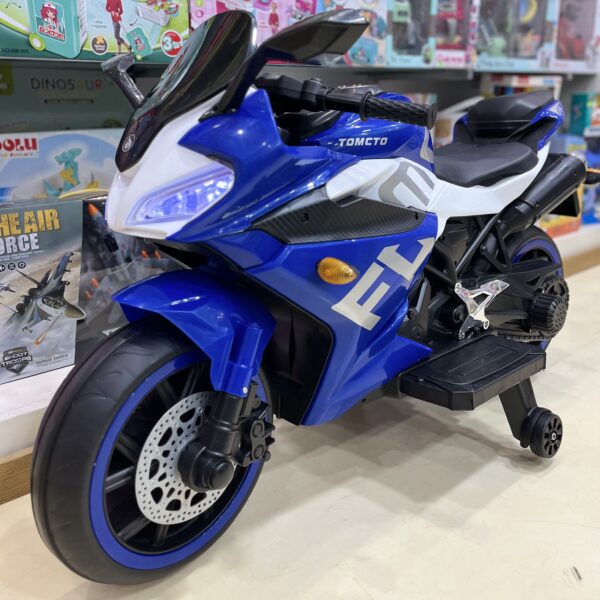 Moto Électrique bleu 12V (125 cm)