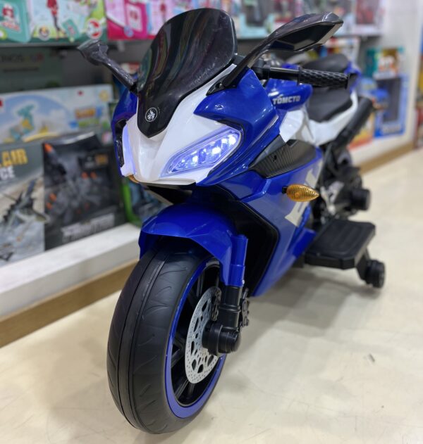 Moto Électrique bleu 12V (125 cm)