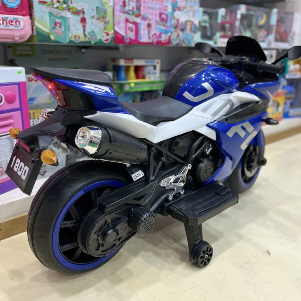 Moto Électrique bleu 12V (125 cm)