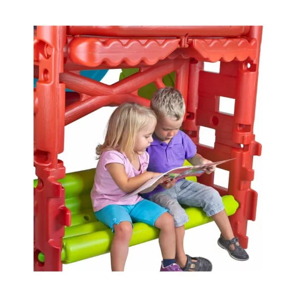 Aire de Jeux "La Maison de la Forêt" avec Toboggan