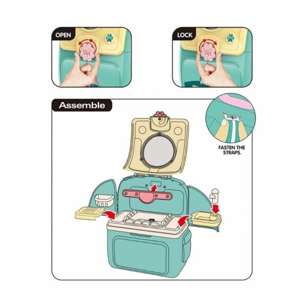 Coffret Vétérinaire & Sac à Dos de Soin pour Animaux (Dès 3 ans)