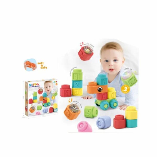 Bloc de Construction Sensoriels Souples 23 pcs