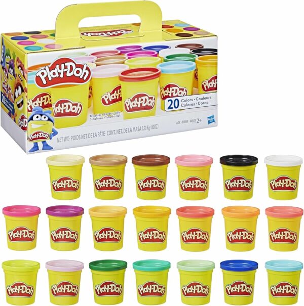 Pack Géant Play-Doh Super Color (20 Pots)