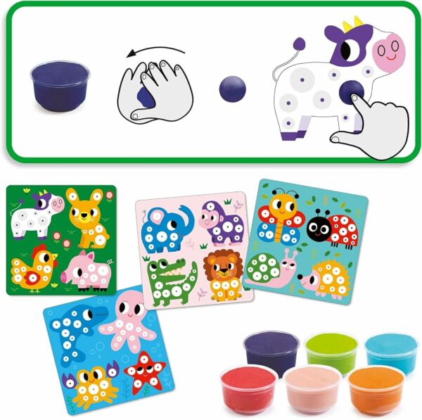 Coffret Peinture en Pâte à Modeler Djeco (Dès 3 ans)