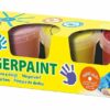 Coffret Peinture au Doigt SES Creative (6 Couleurs x 120 ml)