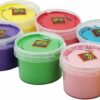 Coffret Peinture au Doigt SES Creative (6 Couleurs x 120 ml)