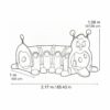Grand Chenille Tunnel de Jeu Modulable (1,78m / FEBER)