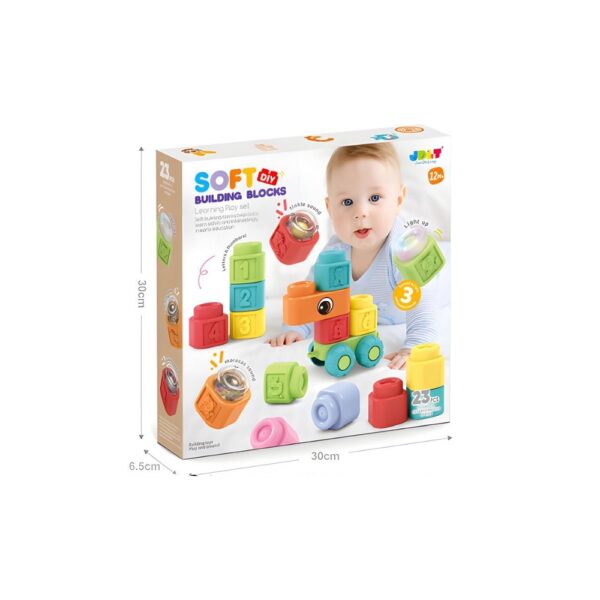 Bloc de Construction Sensoriels Souples 23 pcs