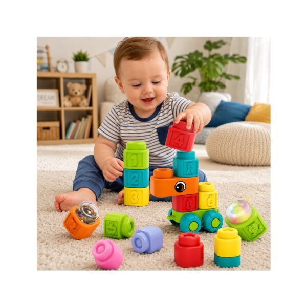 Bloc de Construction Sensoriels Souples 23 pcs