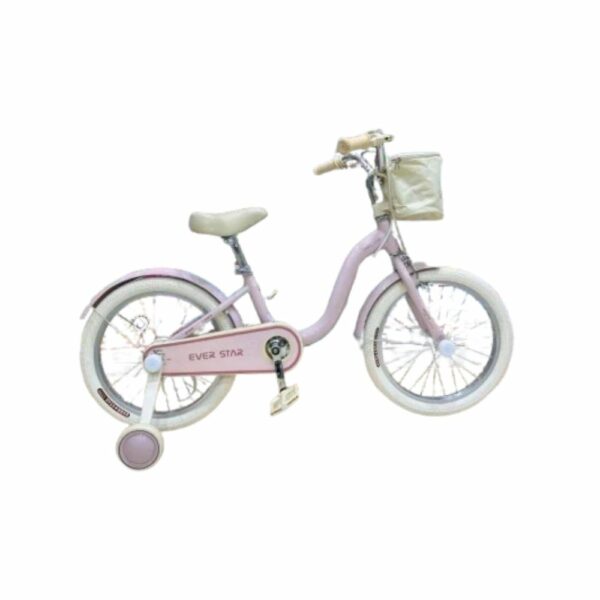 Vélo Fille Rose 18 Pouces (Dès 5 ans)