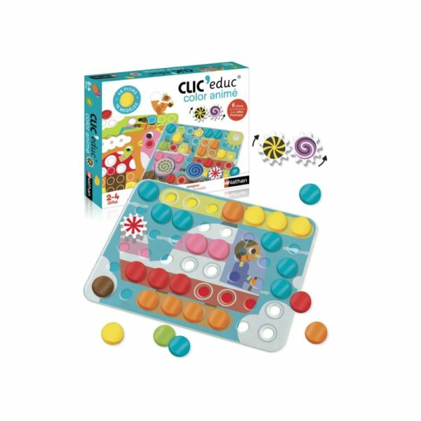 Clic Educ Color Animé - Jeu d'Engrenages & Couleurs