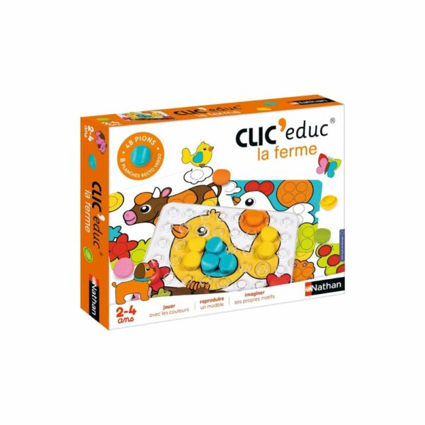 Clic Educ - La Ferme : Jeu d'Association de Couleurs