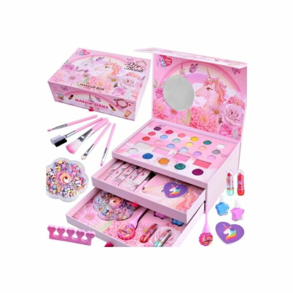 Coffret 2-en-1 Maquillage & Création de Bijoux