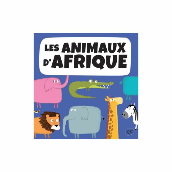 Coffret Livre & Puzzle Géant - Les Animaux de la Savane