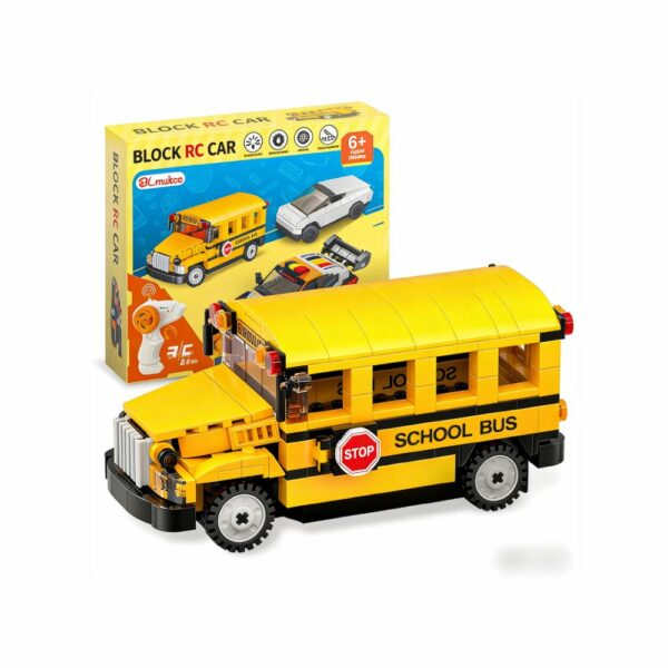 Coffret de construction Bus Scolaire Jaune