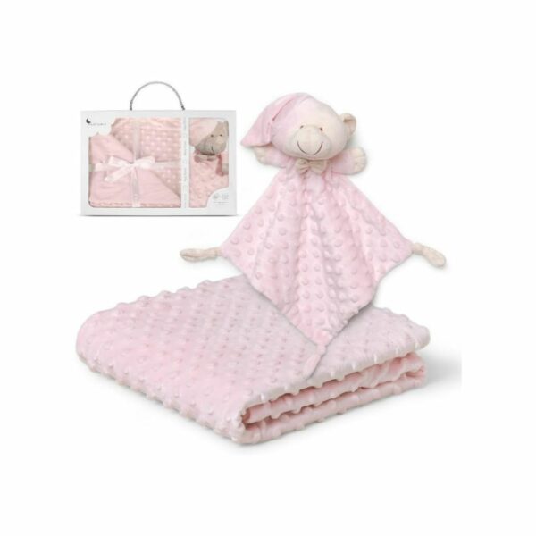 Coffret Cadeau Bébé Interbaby - Couverture à Bulles & Doudou Ours