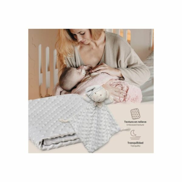 Coffret Cadeau Bébé Interbaby - Couverture à Bulles & Doudou Ours