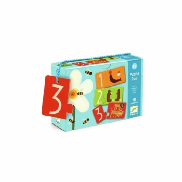 DJECO - Puzzle Duo Chiffres (Dès 2 ans)