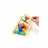 Duel de Blocs en Bois - Jeu de Rapidité & Logique