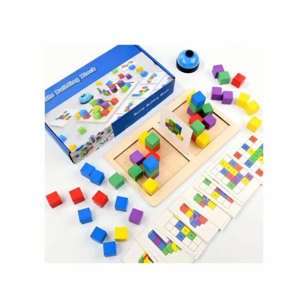 Duel de Blocs en Bois - Jeu de Rapidité & Logique