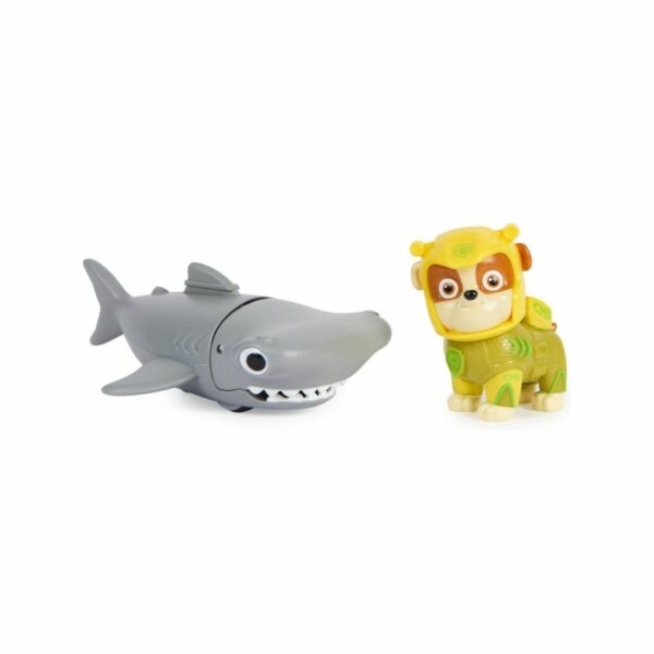 Figurine Rubble & Requin-Marteau Paw Patrol Aqua Pups