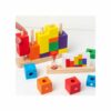 Jeu D'Empilage & Calcul Montessori 5-en-1 en Bois