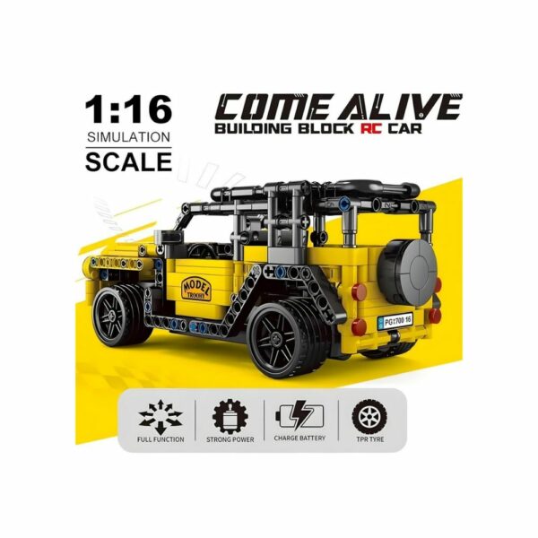 Land Rover Defender Tout-Terrain RC 446 Pièces à Construire (Dès 6 ans)