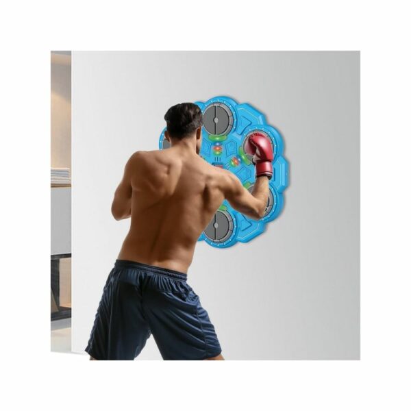 Machine de Boxe Musicale Murale - Entraînement Tactile & Réflexes