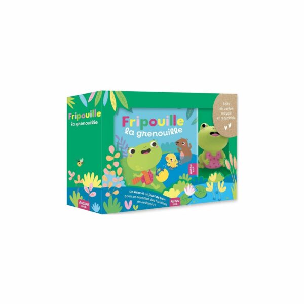 Mon Premier Livre de Bain - Fripouille la Grenouille & Jouet Cracheur
