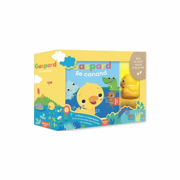 Mon Premier Livre de Bain - Gaspard le Canard & Jouet Cracheur