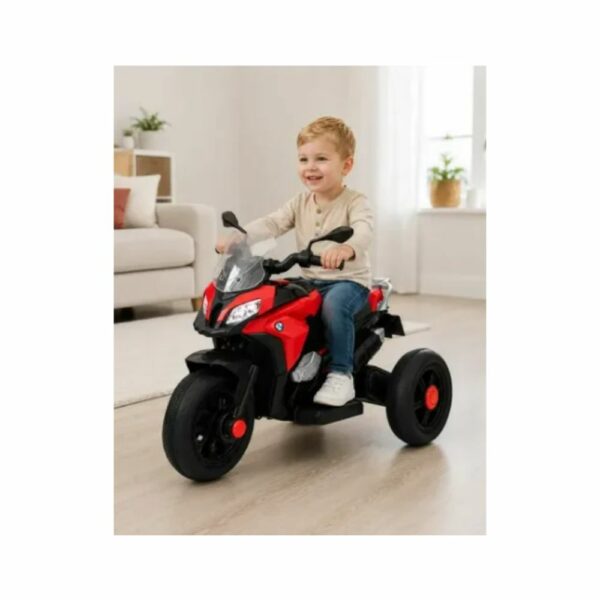 Moto Électrique 3 Roues Rouge (Dès 18 mois)