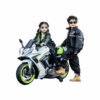 Moto Électrique Enfant Format XL 12V avec Effets Lumineux