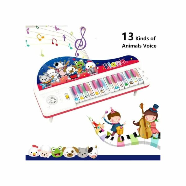 Piano Musical Interactif Lapin avec Sons d'Animaux Piano Musical Interactif Lapin avec Sons d'Animaux