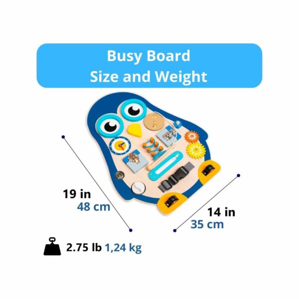 Planche d'Activités Montessori "Pingouin" en Bois ( Livraison gratuite )