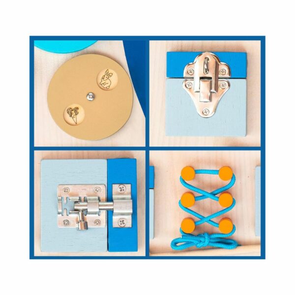 Planche d'Activités Montessori "Pingouin" en Bois ( Livraison gratuite )