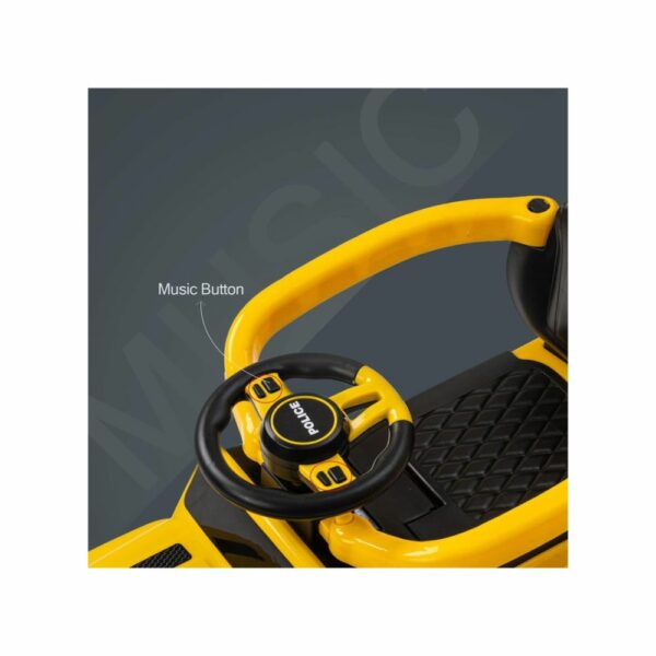 Porteur & Pousseur BÉBÉ 2en1 jaune