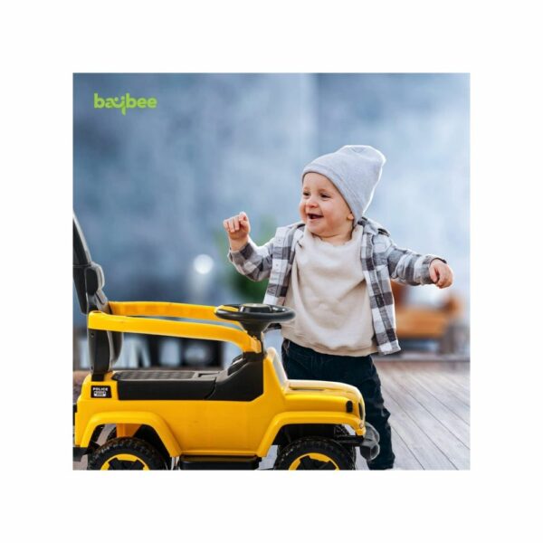 Porteur & Pousseur BÉBÉ 2en1 jaune