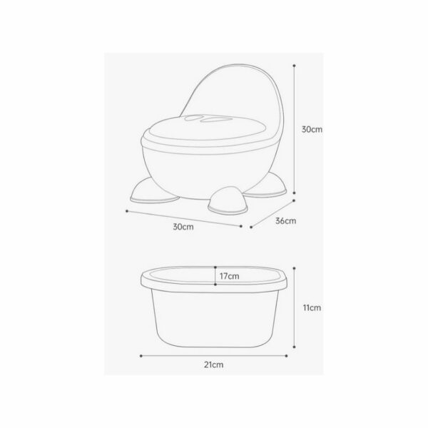 Pot d'Apprentissage Évolutif & Ergonomique Style Vrai WC (4) Pot d'Apprentissage Évolutif & Ergonomique Style Vrai WC