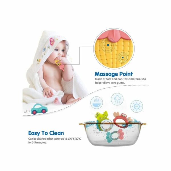 Set de 5 Hochets & Anneaux de Dentition