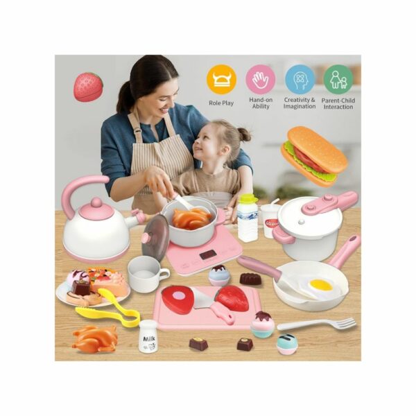 Set de Cuisine 55 Pièces Lumineuse & Sonore