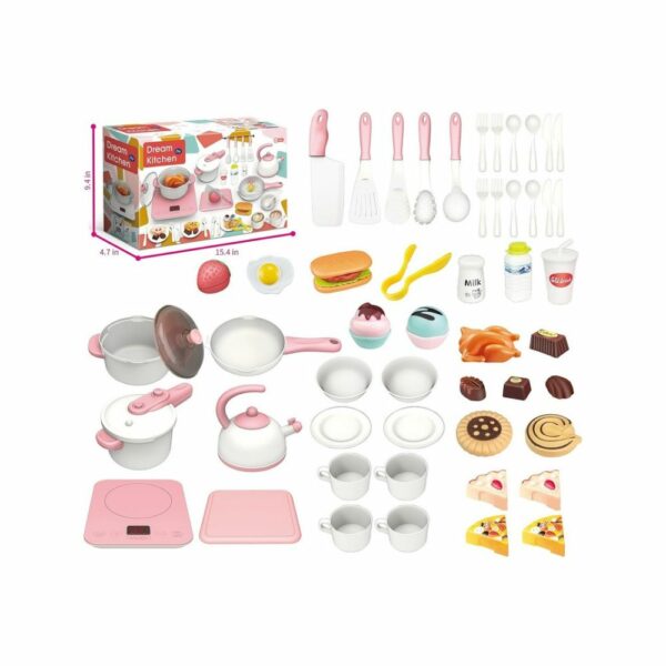 Set de Cuisine 55 Pièces Lumineuse & Sonore